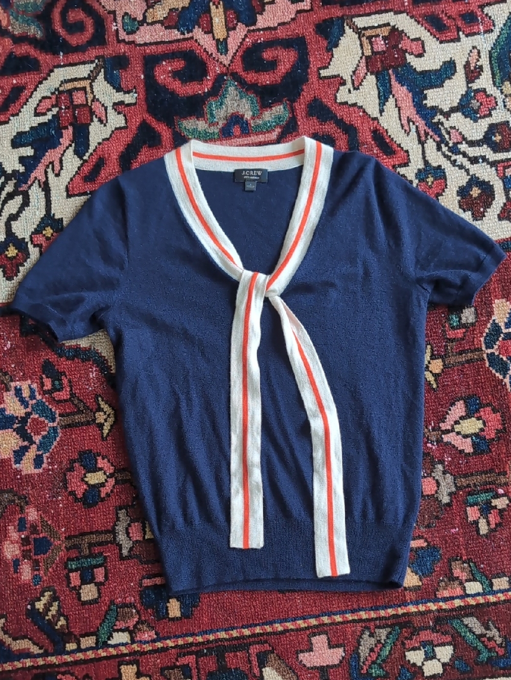 J.Crew Cashmere Short Sleeve Top
